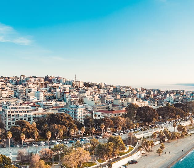 Vista del lungomare di Reggio Calabria