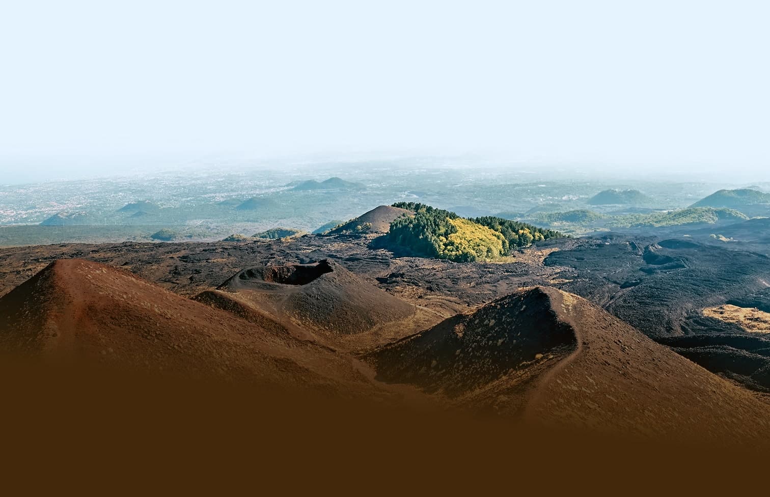 Veduta di Palermo con porto e montagne sullo sfondo